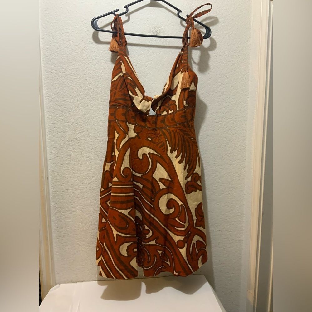 NWT Eugenia Fernandez women’s denia dress tropics terra size L